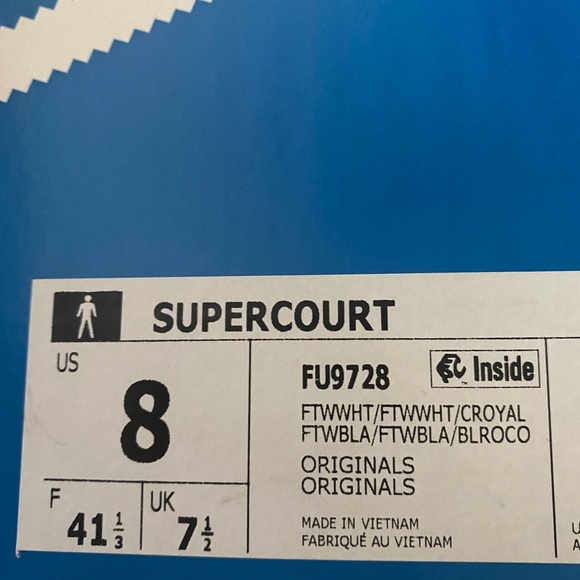Adidas Supercourt Royal blue - Picture 3 of 6